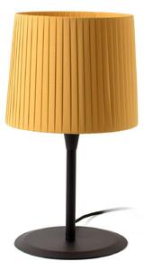 FARO SAMBA černá/skládaná žlutá stolní lampa