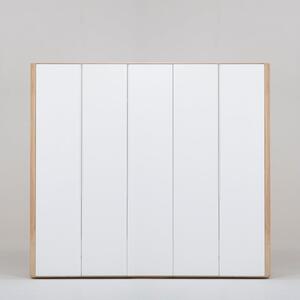 Modulový díl šatní skříně s konstrukcí z dubového dřeva, připevnění vlevo, 100x222 cm Ena - Gazzda