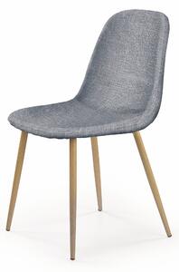 Jídelní židle K220 (šedá + dub medový). 796134