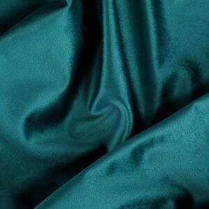 Smaragdový závěs SIBEL z měkké sametové látky - ušitý na míru