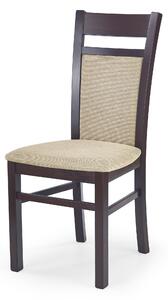 Jídelní židle Garret 2 (ořech tmavý + béžová). 796148