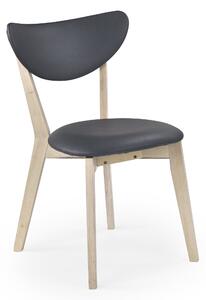 Jídelní židle Polo (white washed wood + šedá). 796177
