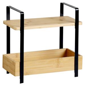 KESPER Kuchyská police dvoupatrová bambus 30x14x30cm