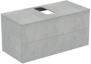 Ideal Standard Adapto skříňka 105x50.5x50.2 cm závěsná pod umyvadlo šedá U8597FX