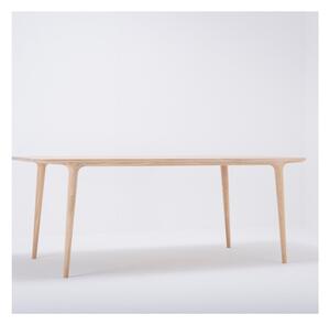 Jídelní stůl z masivního dubového dřeva Gazzda Fawn, 200 x 90 cm