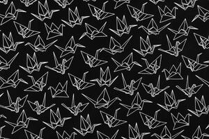 Bavlněný povlak na polštář Origami černý Velikost: 70 x 90
