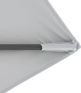 Doppler ACTIVE 310 x 210 cm - moderní slunečník s boční tyčí světle šedá (kód barvy 827)