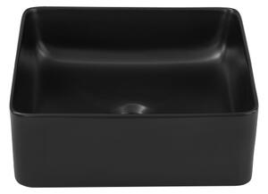 COMAD UM-6276 SLIM 40 BLACK DP - Umyvadlo na desku SLIM 37x37 cm matná černá