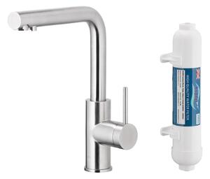 KFA Armatura 6623-912-22-Dřezová baterie na filtr. vodu DUERO PURE nerez + filtr