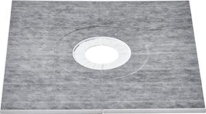 Sada sprchových lemů VEVOR, 914 x 914 x 22 mm, velká sada sprchových vaniček se středovým odtokem 16 cm, lehké instalační sady EPS se 2 nepromokavými utěrkami, tyče pro sklon sprchové vaničky