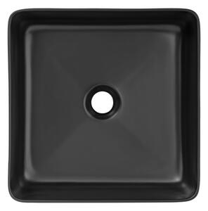 COMAD UM-6276 SLIM 40 BLACK DP - Umyvadlo na desku SLIM 37x37 cm matná černá