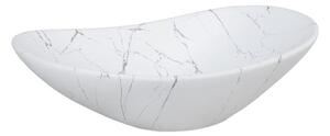 COMAD UN-LENA-MW17 - Umyvadlo na desku LENA 61,5x36 cm keramika/matná bílá