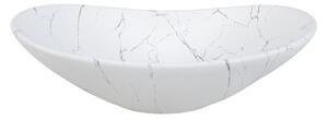 COMAD UN-LENA-MW17 - Umyvadlo na desku LENA 61,5x36 cm keramika/matná bílá