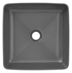 COMAD UM-6276 SLIM 40 GREY DP - Umyvadlo na desku SLIM 37x37 cm matná šedá