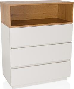 Hjh LIVING Komoda se 3 zásuvkami MELMO K Příborník 100,0 x 80,0 x 40,0 cm