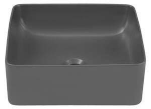 COMAD UM-6276 SLIM 40 GREY DP - Umyvadlo na desku SLIM 37x37 cm matná šedá