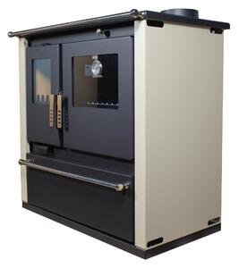 Verso CS Plus Ivory 7,7 kW | Krbová kamna EEK A+ s troubou a varnou deskou