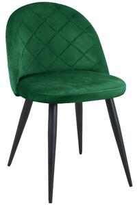 Jídelní židle Senuri (tmavě zelená). 1069497