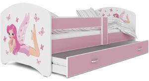 Dětská postel LUCY se šuplíkem - 180x80 cm - VÍLA