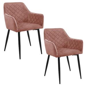 Konferenční židle Sunanda (růžová) (2ks). 1069504