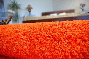 Dywany Lusczow Kusový koberec SHAGGY Izebelie 5cm oranžový