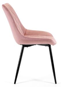 Jídelní židle Sariel (růžová) (2ks). 1071283