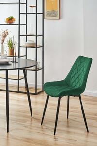 Jídelní židle Sariel (tmavě zelená) (2ks). 1071281