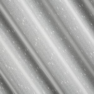 Krémová matná síťovinová záclona VANITA s jemným dešťovým efektem - ušitá na míru