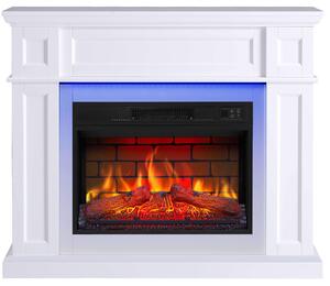 Elektrický krb ArtiFlame Linz AF23BS, bílý, s LED osvětlením