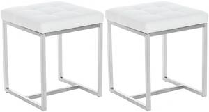 2 ks / set Taburet Barci, bílá