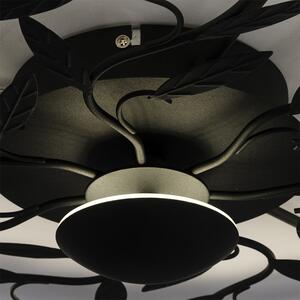 Stropní svítidlo Art Deco černé, 3stupňové stmívatelné - Bota