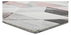 Šedo-růžový koberec Universal Pinky Dugaro, 60 x 120 cm