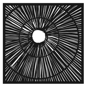 Dřevěný obraz na zeď - abstrakce Slunce od 2opice.cz Materiál: PŘÍRODNÍ TOPOL, Velikost (mm): 350 x 350