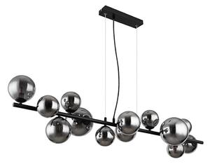 Globo 56133-13H - LED Lustr na lanku RIHA 13xG9/3,5W/230V kouřová/černá