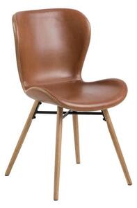 Sada 2 koženkových židlí Batilda – Actona