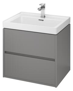 Cersanit Crea skříňka 59x45x53 cm pod umyvadlo závěsná šedá S924-016
