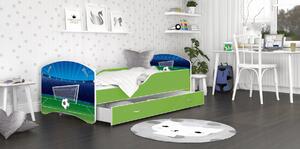 Dětská postel IGOR se šuplíkem - 160x80 cm - FOTBAL