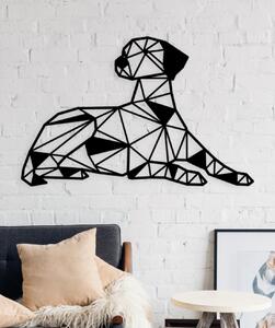 Ležící dalmatin - dřevěný obraz na zeď z polygonů od 2opice.cz Materiál: OŘECH, Velikost (mm): 270 x 175