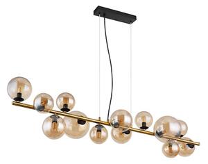 Globo 56135-13H - LED Lustr na lanku RIHA 13xG9/3,5W/230V mosaz