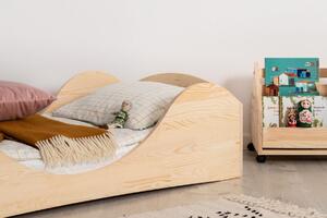 Dětská designová postel z masivu PEPE 1 - 160x70 cm