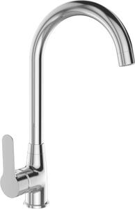 Mereo Dřezová stojánková mimoúrovňová baterie, Zuna, s ramínkem nad pákou, výška 346 mm, chrom CB20104Z