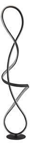 Globo 67341SS - LED Stojací lampa SWIRL LED/36W/230V černá
