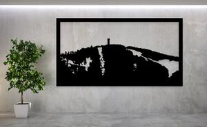 Malý Javorový - vyřezávaný dřevěný obraz na zeď od 2opice.cz Materiál: ČERNÝ EBEN, Velikost (mm): 350 x 190