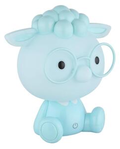 Globo 21760B - LED Stm. nab. dětská noční lampička SHEEPY 1W/5V 500 mAh modrá