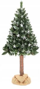 Foxigy Vánoční stromek na pařezu Borovice 190cm se Šiškami Luxury Diamond