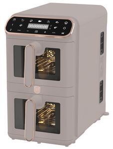 Horkovzdušná fritéza digitální dvojitá 5,5 + 5,5 l Taupe Collection