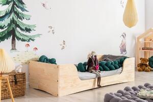Dětská designová postel z masivu PEPE 6 - 180x90 cm
