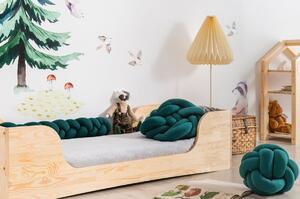 Dětská designová postel z masivu PEPE 6 - 160x80 cm