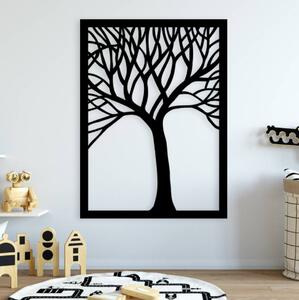 Rodinný strom života - dřevěná dekorace na zeď od 2opice.cz Materiál: OŘECH, Velikost (mm): 600 x 445