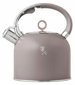 Konvice pískací se skleněným víkem 3 L Taupe Collection